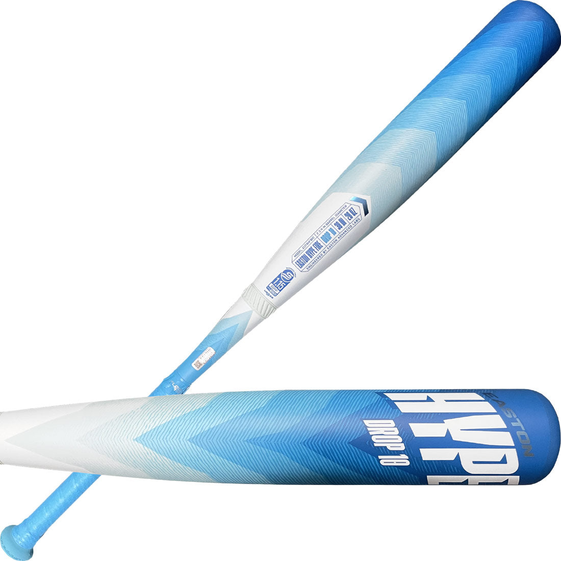 2024 Easton Hype Fire Arctic Flame Youth USSSA Baseball Bat -10oz EUT4HFB10